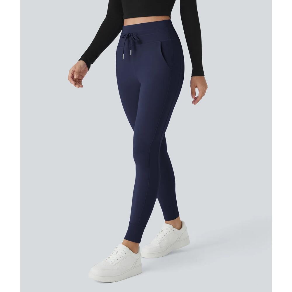 Halara Softlyzero High Waisted Drawstring Full Le… - image 1